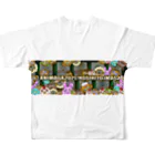 ANIMAGA_キャラショップのANIMAGA 　+テキスト All-Over Print T-Shirt :back