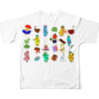 群馬非公認キャラクターの群馬非公認キャラクター All-Over Print T-Shirt :back