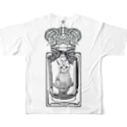 mainetteの香水瓶の中の猫 All-Over Print T-Shirt :back