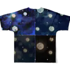 manulnuma131のfullmoonライト All-Over Print T-Shirt :back