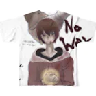 🇯🇲たくちゃん🇯🇲のNo War フルグラフィックTシャツの背面