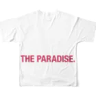 THE PARADISE.のTHE PARADISE.  フルグラフィックTシャツの背面