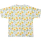 Julia_Madokaのレモンとオリーブ フルグラフィックTシャツの背面