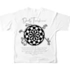 him (松本大夢)のネカフェの人Tシャツ All-Over Print T-Shirt :back