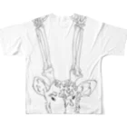 happamanのSIKA-HONE All-Over Print T-Shirt :back