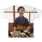 まりちゃんねるの箸置き作家 ジョージ All-Over Print T-Shirt :back