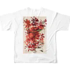 うぉんちゅーのはなびやで、はなびだけ All-Over Print T-Shirt :back