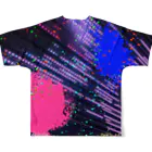 Ojoh.X_2-4のElectric City （Ⅱ） All-Over Print T-Shirt :back