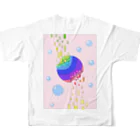 Ydy_paintのSphere フルグラフィックTシャツの背面