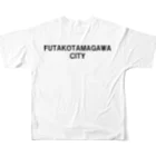 nissyheartのフタコハートストリート８ フルグラフィックTシャツの背面