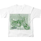 pekevの東京リベンジャーズ　マイキー愛馬バブ（CB250T）シリーズ All-Over Print T-Shirt :back