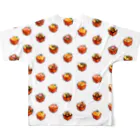 どっと屋のHoney toast set All-Over Print T-Shirt :back