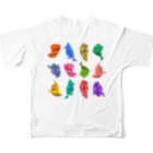 Thunder Hype CocoのCOLORFUL FLESH All-Over Print T-Shirt :back