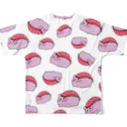 PIKIMONのぴきずし MAGURO 総柄T All-Over Print T-Shirt :back