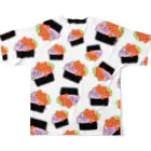 PIKIMONのぴきずし IKURA 総柄T All-Over Print T-Shirt :back