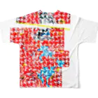 CAUCのGeisha(Kuzushi) All-Over Print T-Shirt :back