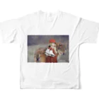 hplkjnyのRed forest(赤い森) All-Over Print T-Shirt :back