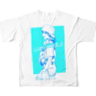 katie_mitsucoの野球女子#2 All-Over Print T-Shirt :back
