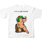 G-のバッカスくん All-Over Print T-Shirt :back