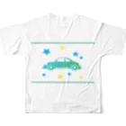 Dreamscape(LUNA)の星空ドライブ All-Over Print T-Shirt :back