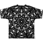 usa100の今日のお習字 All-Over Print T-Shirt :back