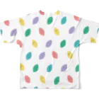 Andiamoのカラフルおいも集団 All-Over Print T-Shirt :back