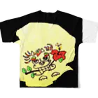 OKINAWA867オフィスの南国シーサー okinawa867 All-Over Print T-Shirt :back