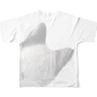 うみ屋のシャム猫風ねこのうみもんわり All-Over Print T-Shirt :back