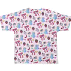 花園のおんなのこ All-Over Print T-Shirt :back