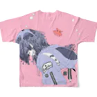 Coral Blue’mのテヅルモヅル　フルグラフィックT フルグラフィックTシャツの背面
