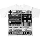 エゴイスト乙女の「カルテ」 All-Over Print T-Shirt :back