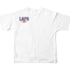 Lafs23のLafs23 公式グッズ ｢カレッジ｣ フルグラフィックTシャツの背面