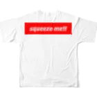 Military Casual LittleJoke のSqueeze Me!! フルグラフィックTシャツの背面