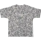 Military Casual LittleJoke のCamo StoneCamp 市街地用迷彩 サバゲー装備 All-Over Print T-Shirt :back