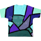 LeafCreateのThoseThatCrystallizeNo.19～結晶化するモノタチ～ All-Over Print T-Shirt :back