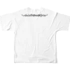 ✟ 魔法少女親衛隊 ✟の✟ 聖惡ちゃん生誕Tシャツ2022 ✟（White） All-Over Print T-Shirt :back