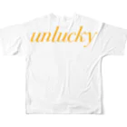 inko andのアンラッキー All-Over Print T-Shirt :back