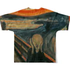 artgalleryのThe Scream フルグラフィックTシャツの背面