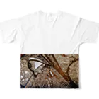 ￥g の￥g full g Crazy tear drop 狂涙 Tシャツ フルグラフィックTシャツの背面