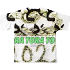 MOMOTUSbyWA装研究所ももたすの2022限定 TORATORATORA All-Over Print T-Shirt :back