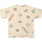 ねこのフェーさんのねこのフェーさん”にゃんこパンたち” All-Over Print T-Shirt :back