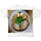 ミステリーキャラクターズの美味しいラーメン フルグラフィックTシャツの背面