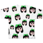 YABACUBE INC. ONLINE SHOPのKOHARU All-Over Print T-Shirt :back