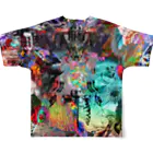 null-storeの解放 All-Over Print T-Shirt :back