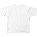 ヨープキャンが気になったのおばけの鬼 雷様ではないよ All-Over Print T-Shirt :back