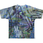 きたのかんむりのばらのなまえ All-Over Print T-Shirt :back