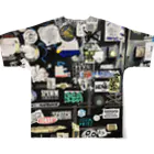 TOKYO STREET STICKERSのグラフィティー#16 All-Over Print T-Shirt :back