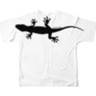 ESCHATOLOGYのlizard（ヤモリ All-Over Print T-Shirt :back