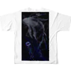 延長線の深海鯨 All-Over Print T-Shirt :back