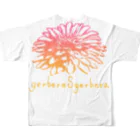 gerberasgerberaのgerberasgerbera フルグラフィックTシャツの背面